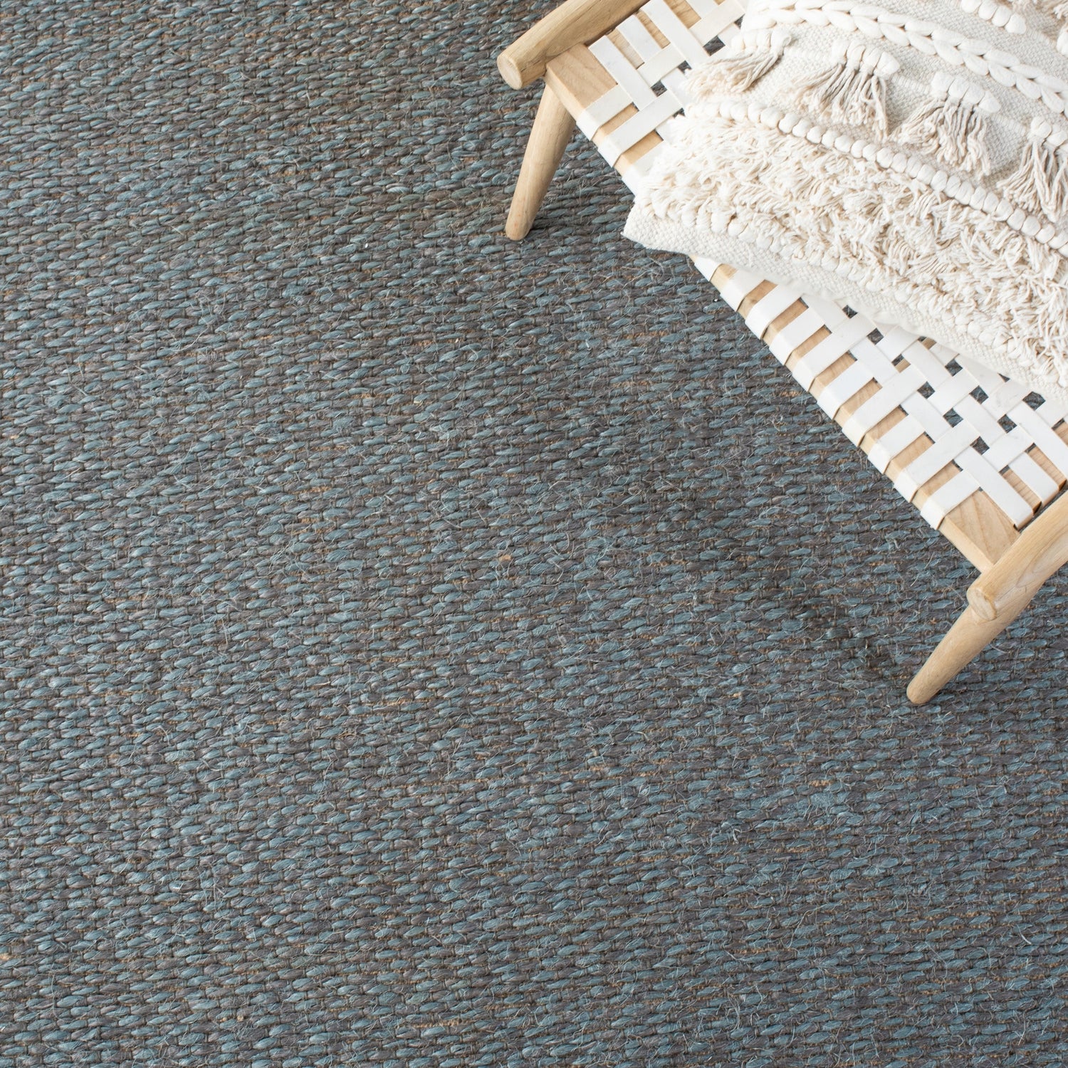 Safavieh Natural Fiber Nf448B Teal Rugs.