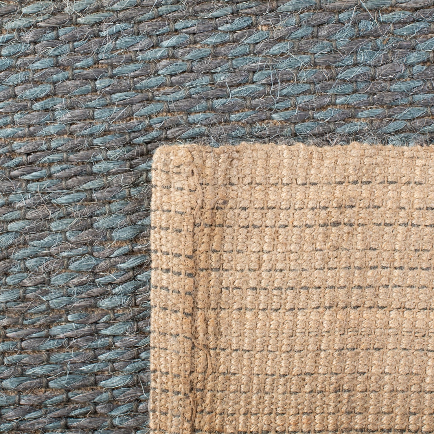 Safavieh Natural Fiber Nf448B Teal Rugs.