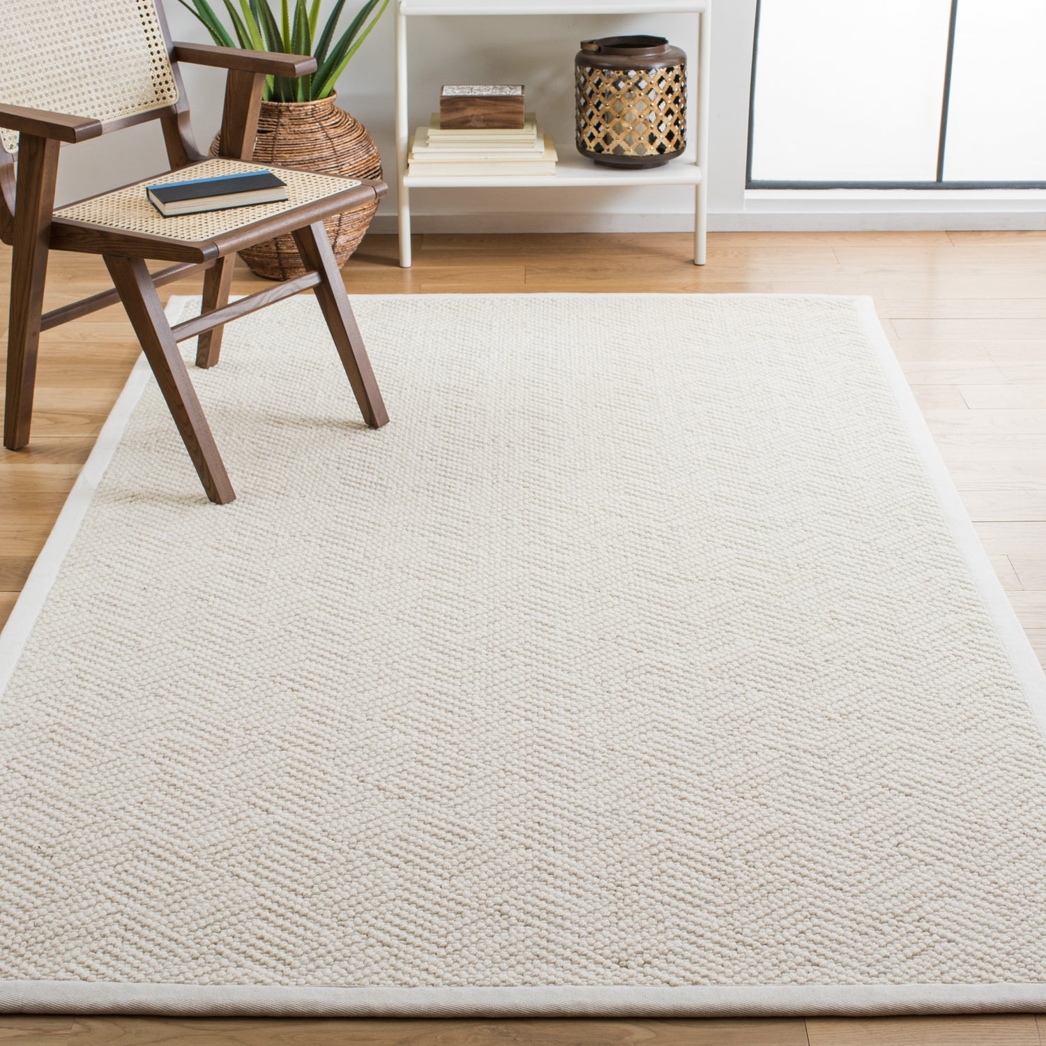 Safavieh Natural Fiber Nf487A Ivory Rugs.