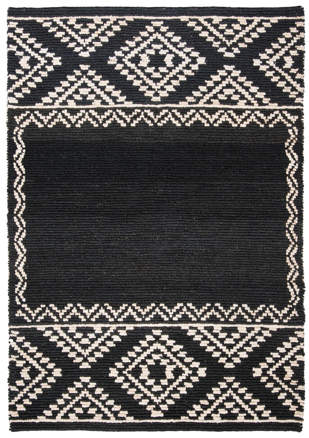 Safavieh Natural Fiber Nf552Z Black Rugs.