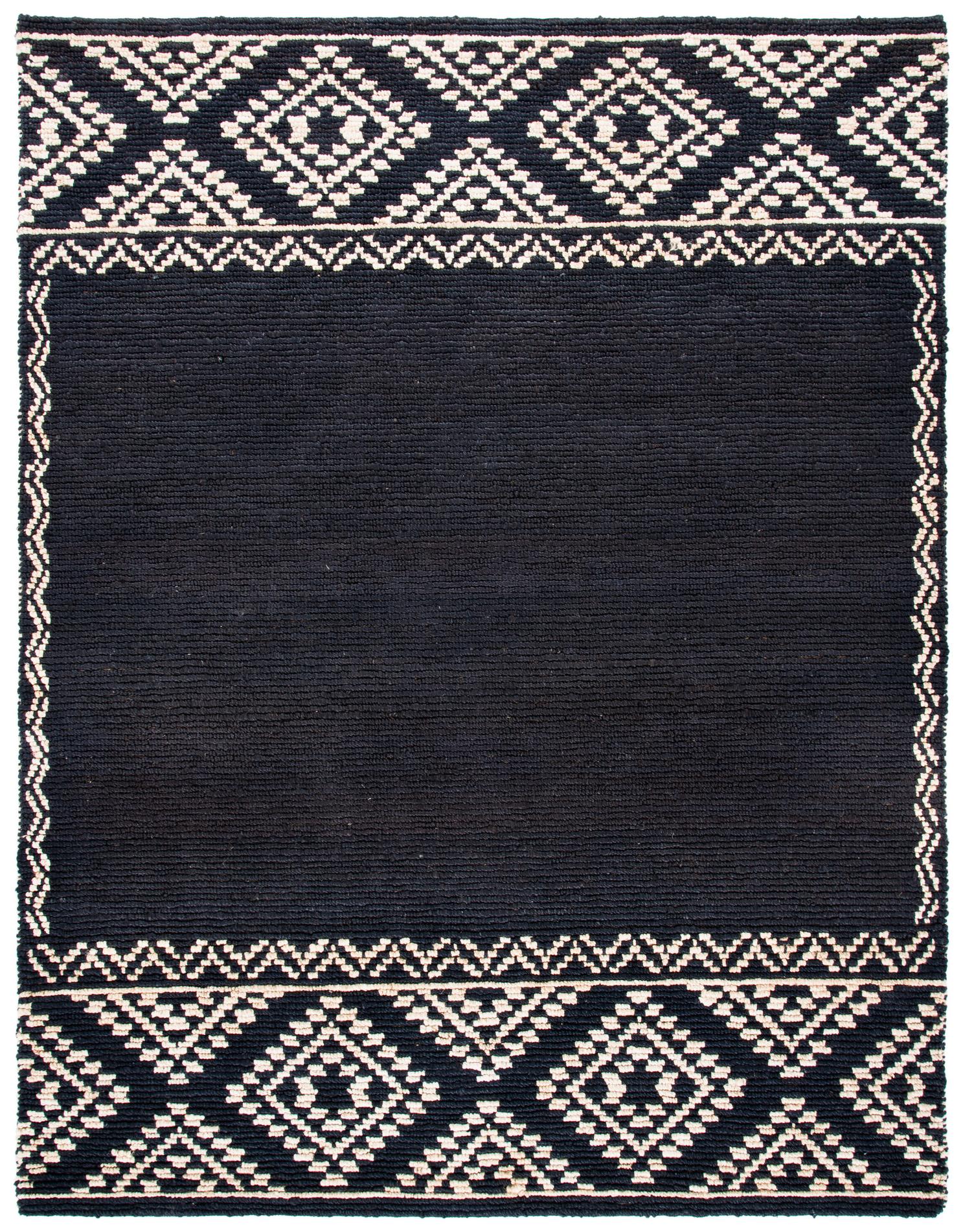 Safavieh Natural Fiber Nf552Z Black Rugs.