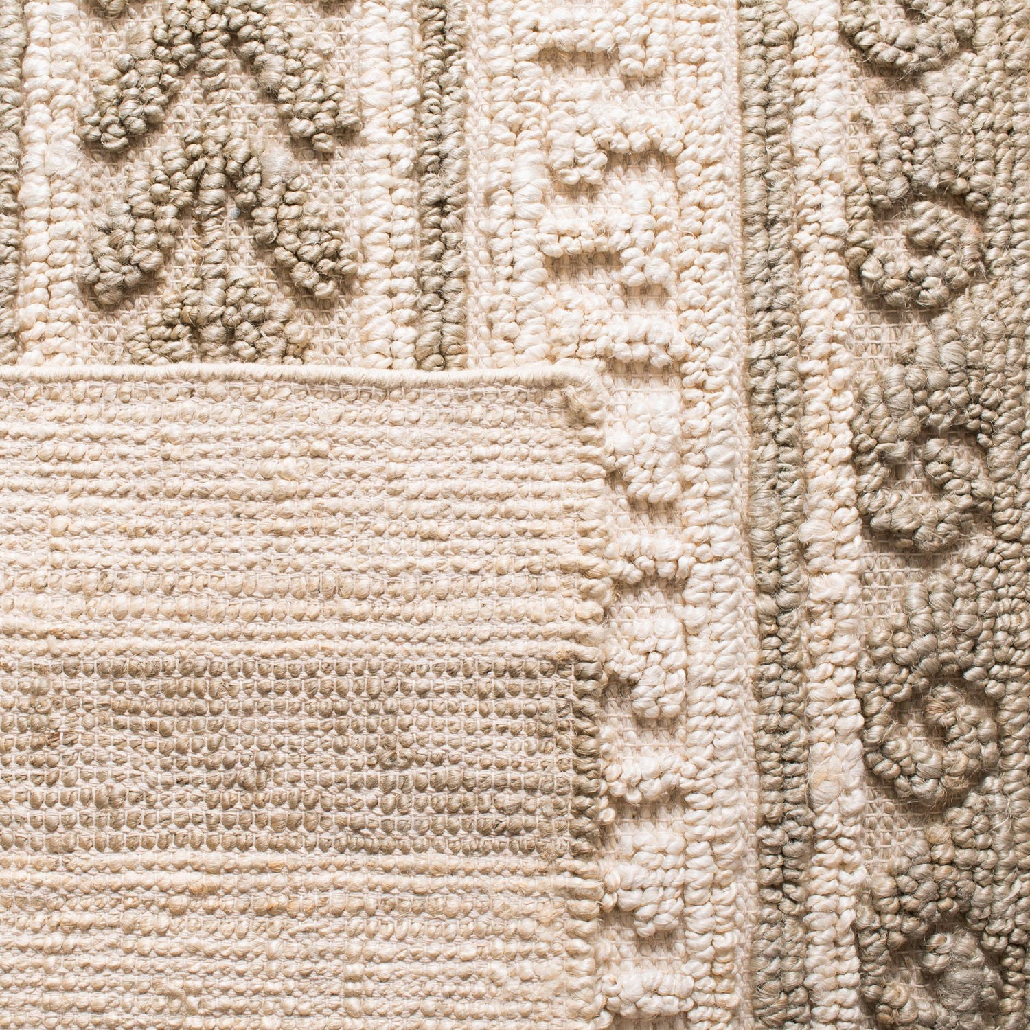 Safavieh Natural Fiber Nf589Y Green/Ivory Rugs.