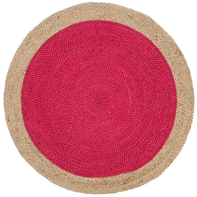 Safavieh Natural Fiber Nf801C Fuchsia/Natural Rug.