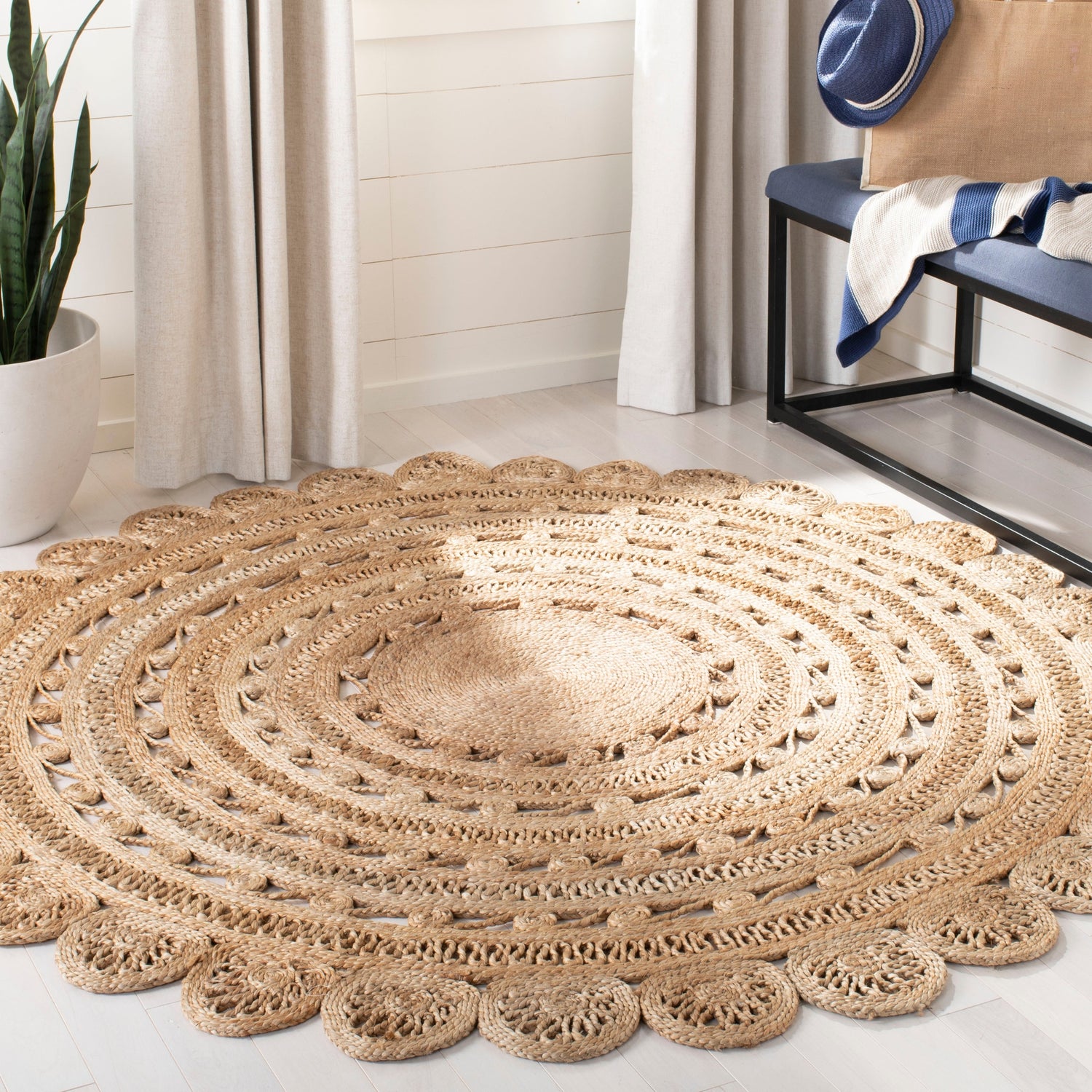 Safavieh Natural Fiber Nf805B Natural Rug.