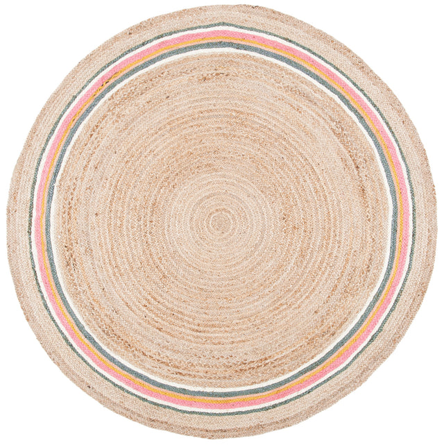 Safavieh Natural Fiber Nf806R Fuchsia/Beige Rugs.