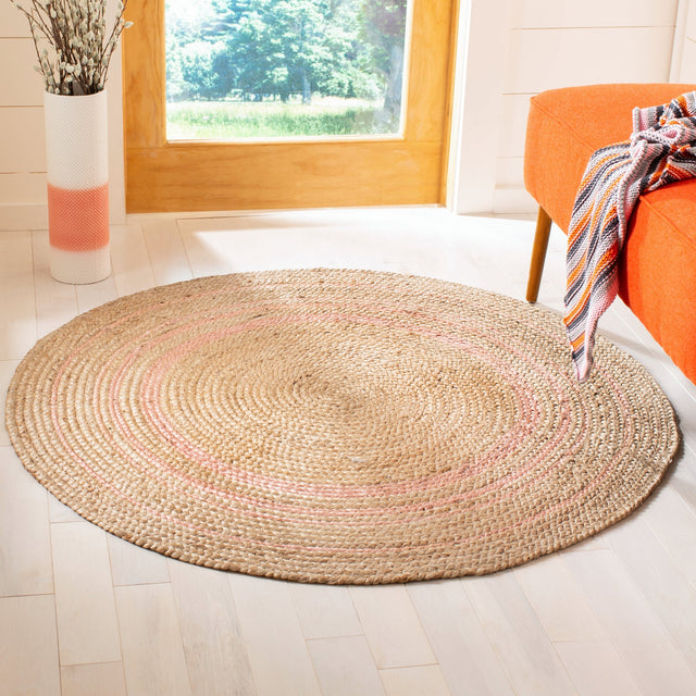 Safavieh Natural Fiber Nf807U Pink Rugs.