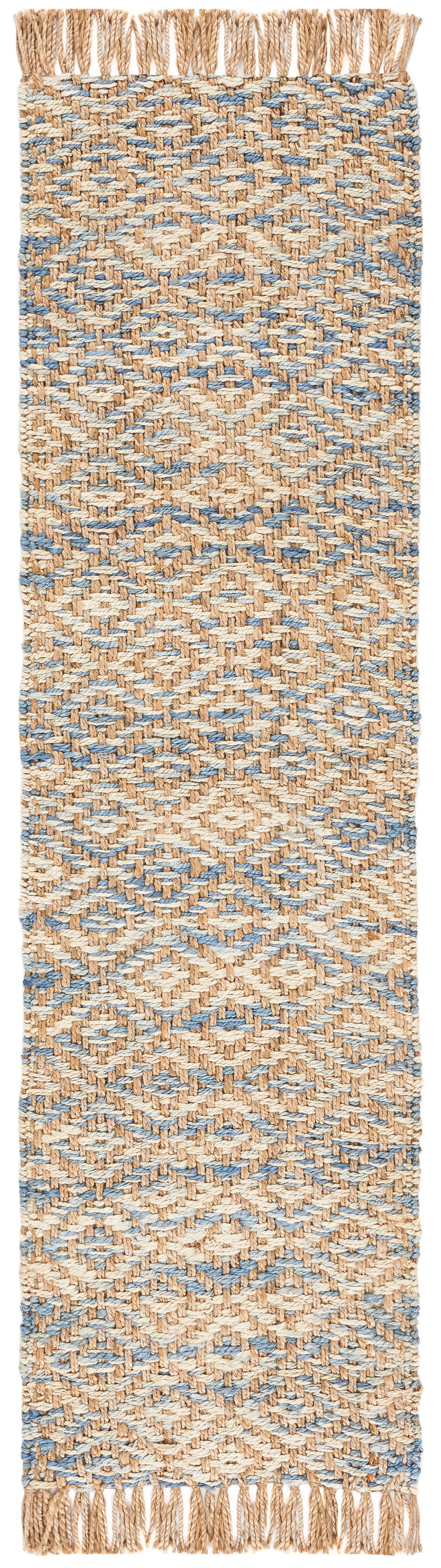 Safavieh Natural Fiber Nf822A Natural/Blue Rugs.