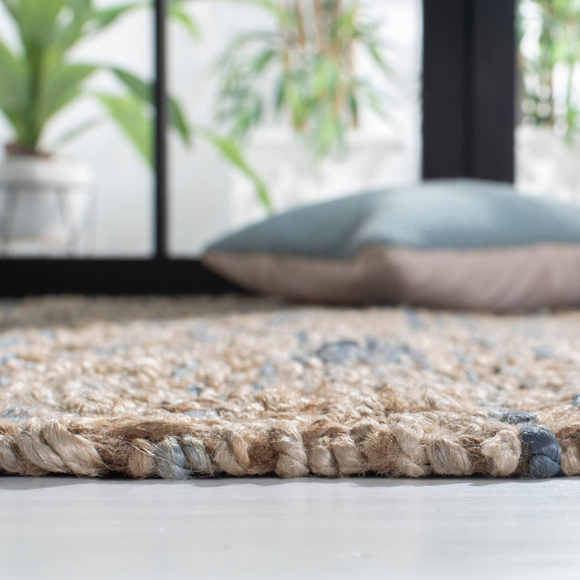 Safavieh Natural Fiber Nf822A Natural/Blue Rugs.