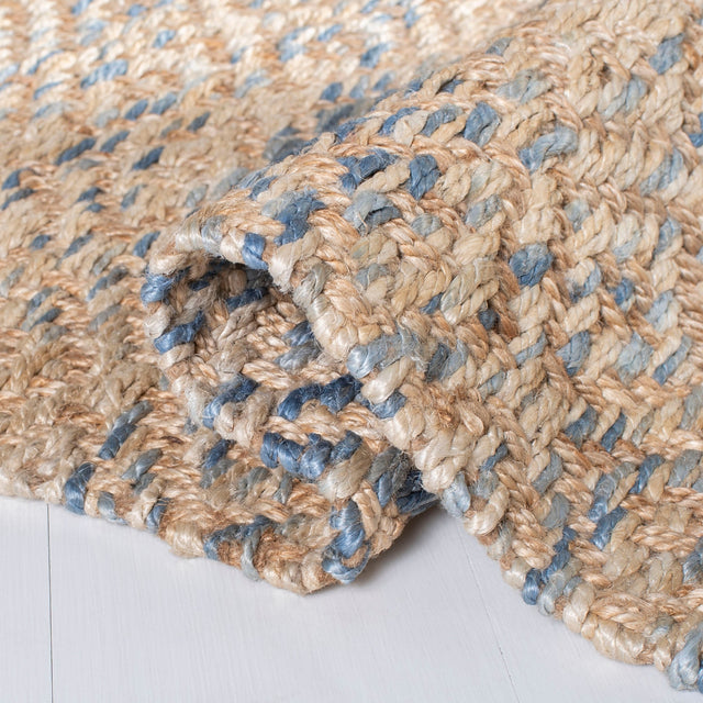 Safavieh Natural Fiber Nf822A Natural/Blue Rugs.