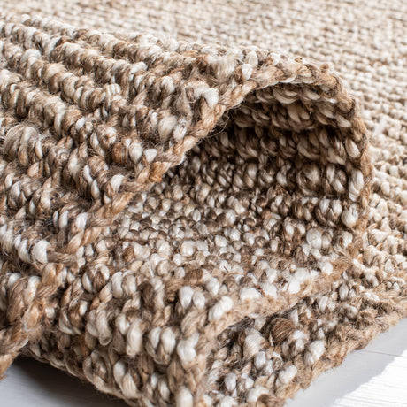 Safavieh Natural Fiber Nf825F Grey/Beige Rug.