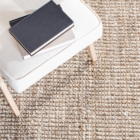 Safavieh Natural Fiber Nf825F Grey/Beige Rug.