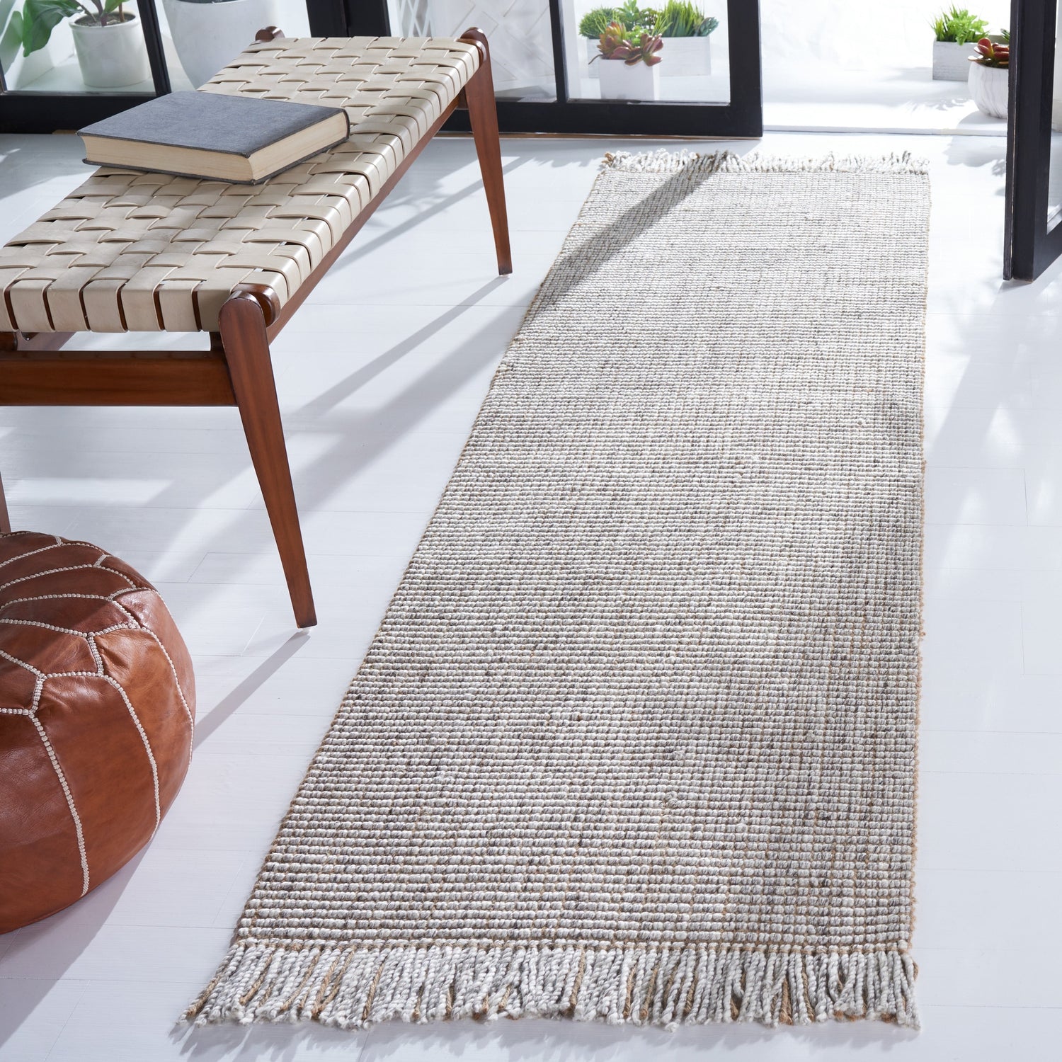 Safavieh Natural Fiber Nf826G Silver/Natural Rug.