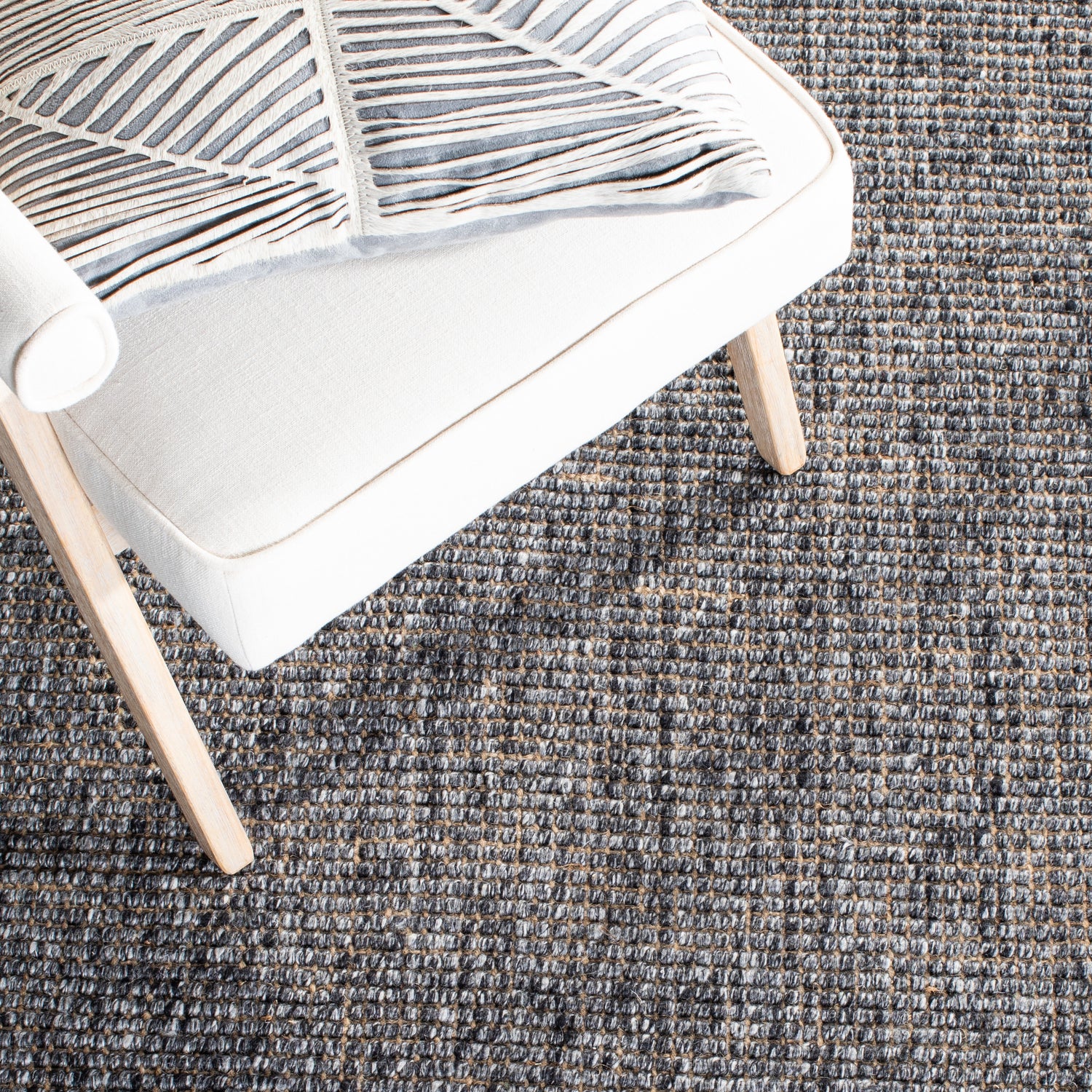 Safavieh Natural Fiber Nf826H Charcoal/Natural Rugs.