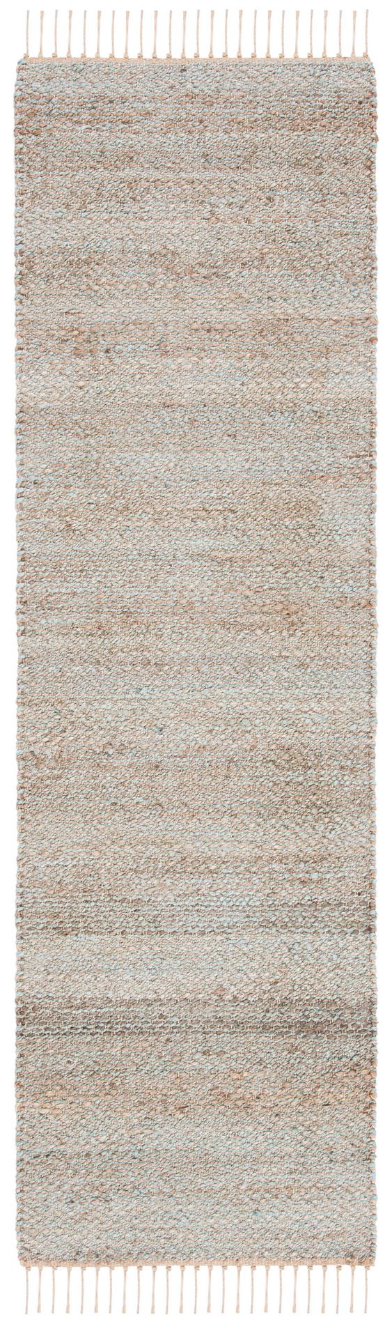 Safavieh Natural Fiber Nf827A Natural/Teal Rugs.