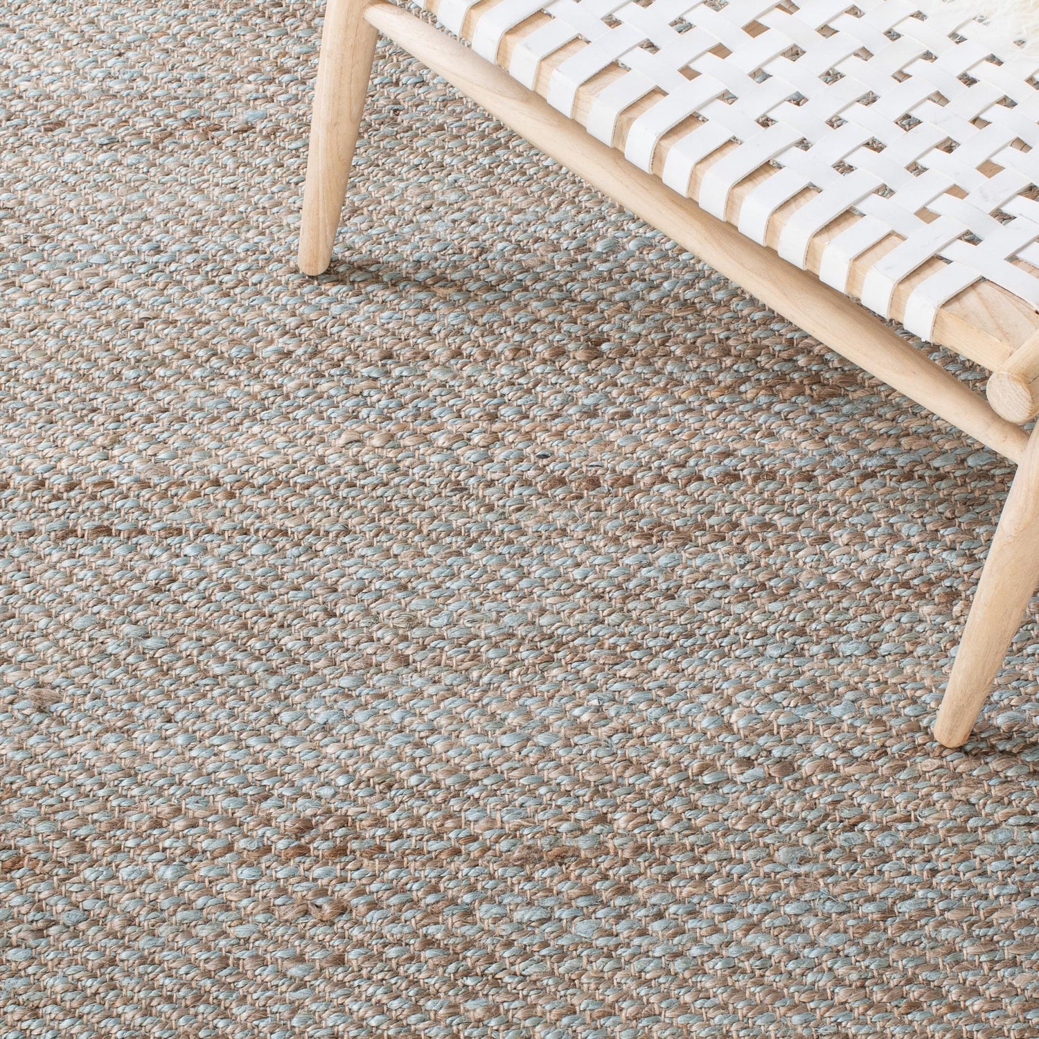 Safavieh Natural Fiber Nf827A Natural/Teal Rugs.