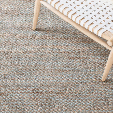 Safavieh Natural Fiber Nf827A Natural/Teal Rugs.