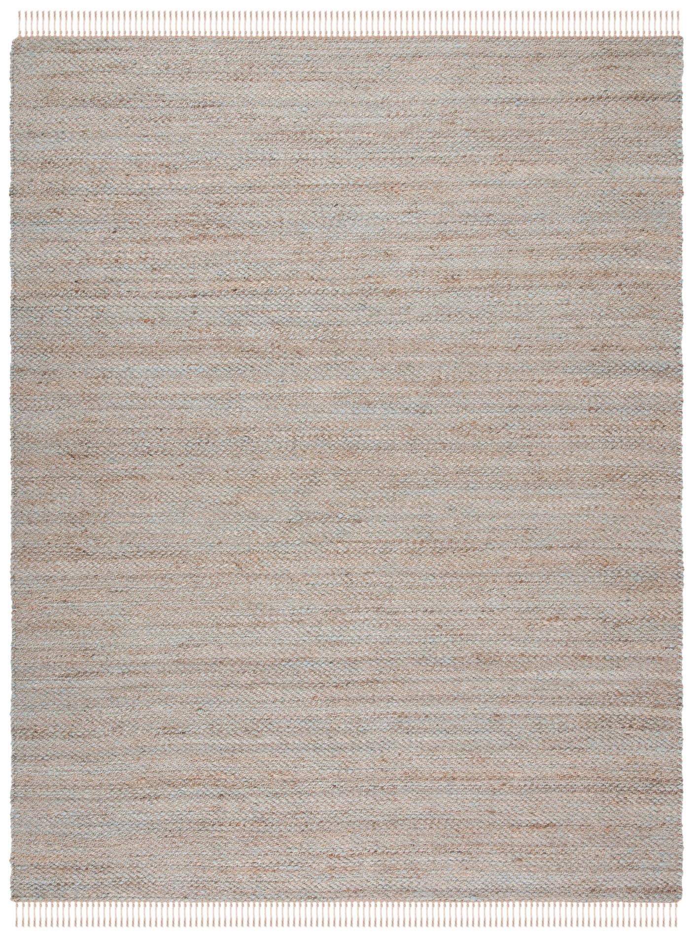Safavieh Natural Fiber Nf827A Natural/Teal Rugs.