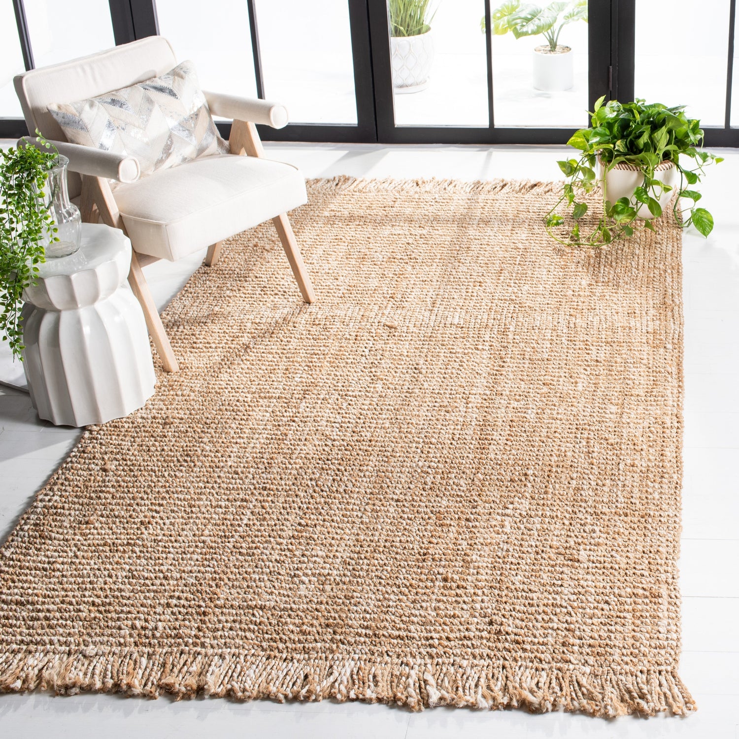 Safavieh Natural Fiber Nf828A Natural/Beige Rugs.