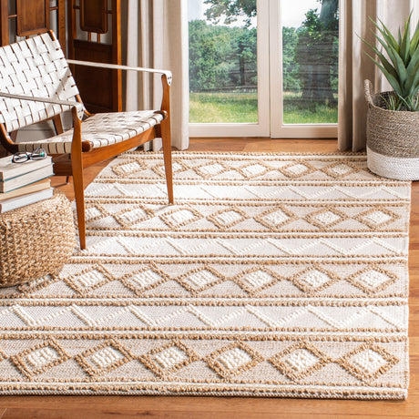 Safavieh Natural Fiber Nf866A Beige/Ivory Rug.