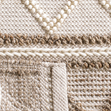 Safavieh Natural Fiber Nf866B Taupe/Ivory Rug.