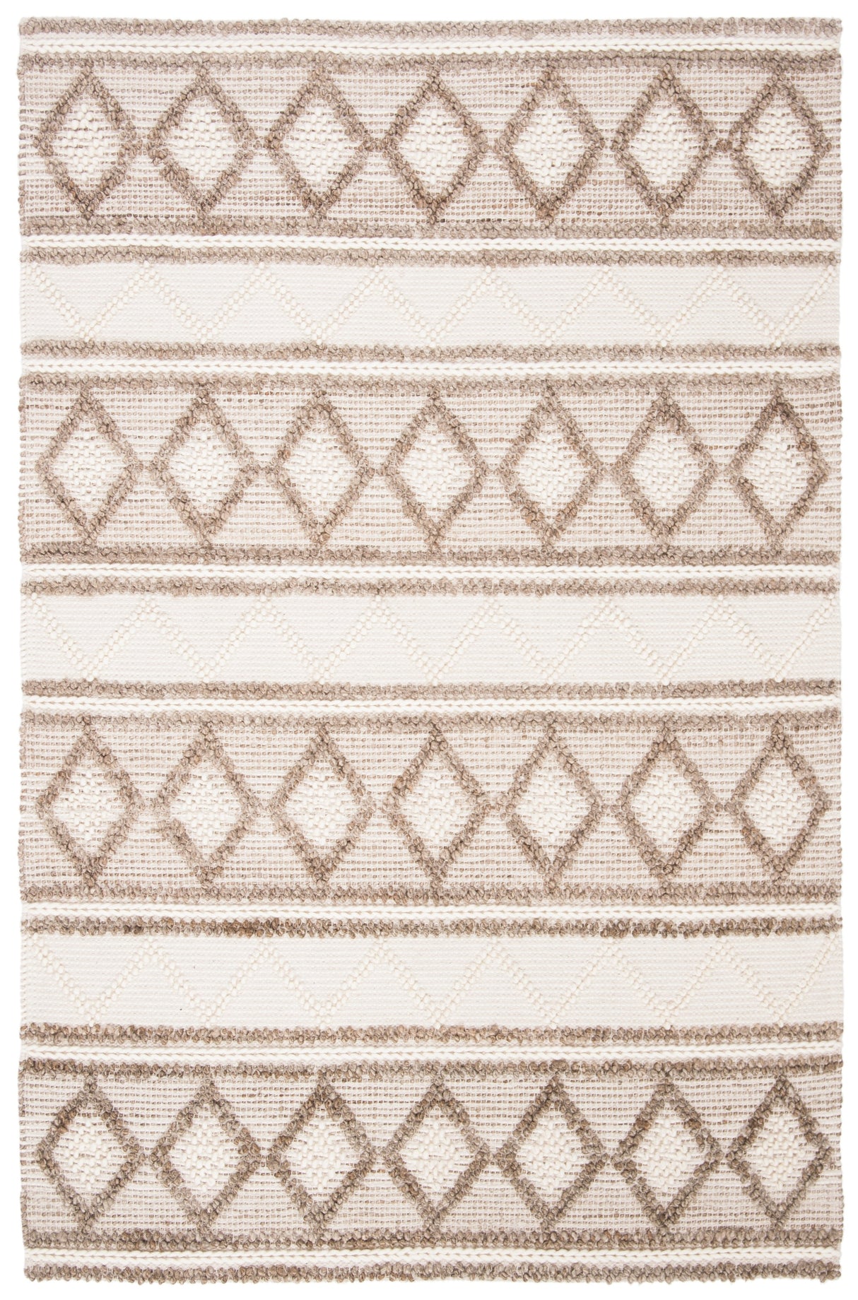 Safavieh Natural Fiber Nf866B Taupe/Ivory Rug.