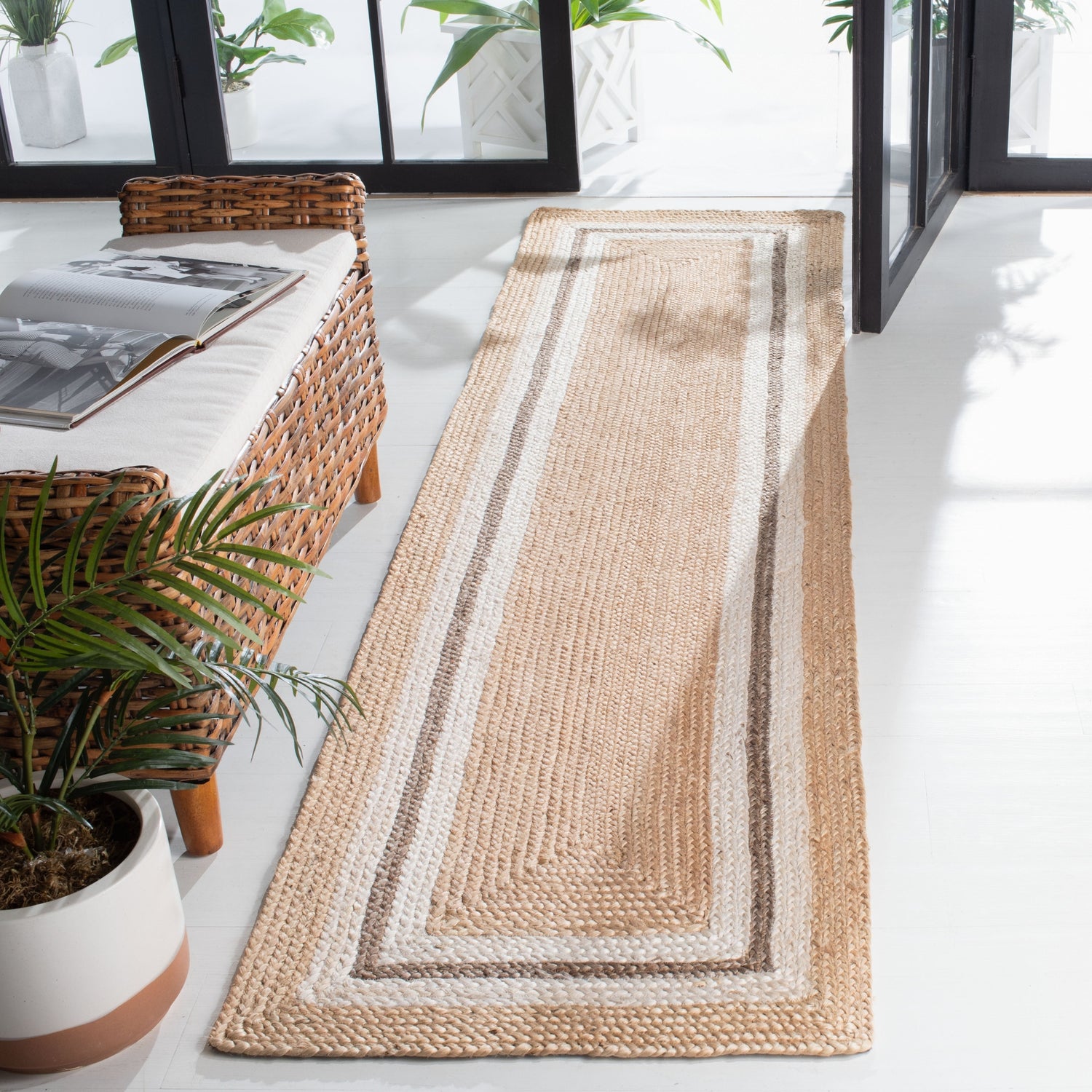 Safavieh Natural Fiber Nf890A Natural/Ivory Rugs.