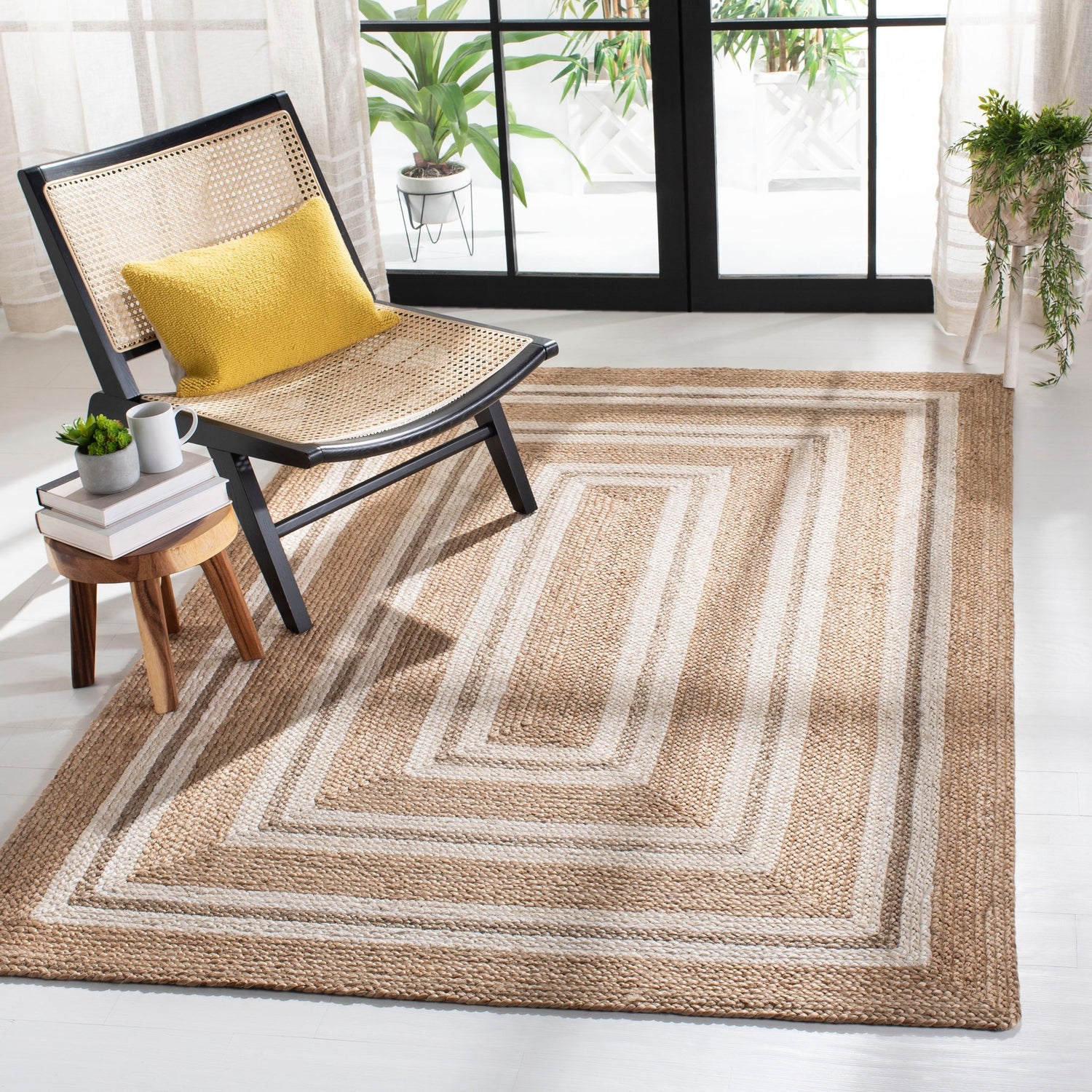 Safavieh Natural Fiber Nf890A Natural/Ivory Rugs.