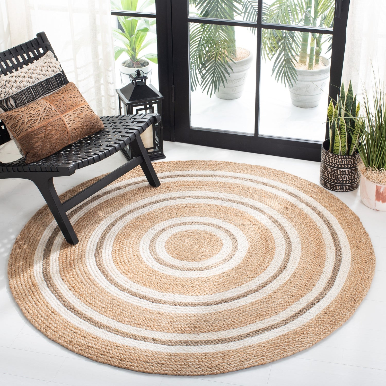 Safavieh Natural Fiber Nf890A Natural/Ivory Rugs.