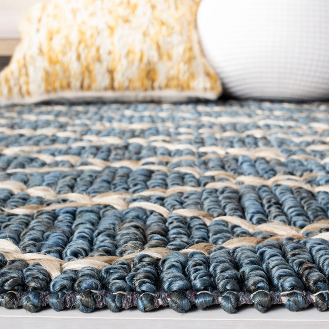 Safavieh Natural Fiber Nf951M Blue Rug.