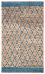Safavieh Natural Fiber Nf951N Natural/Navy Rugs.