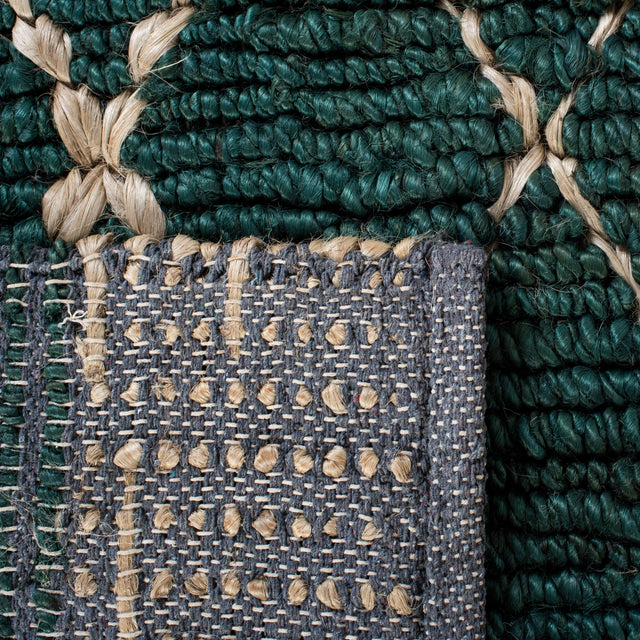 Safavieh Natural Fiber Nf951Y Dark Green/Natural Rugs.
