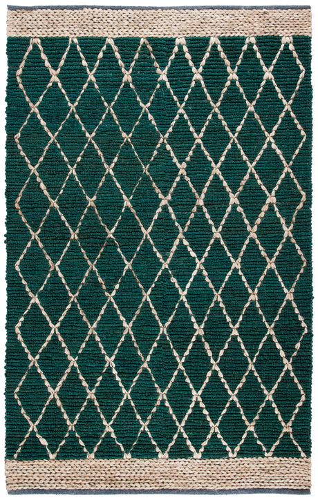 Safavieh Natural Fiber Nf951Y Dark Green/Natural Rugs.