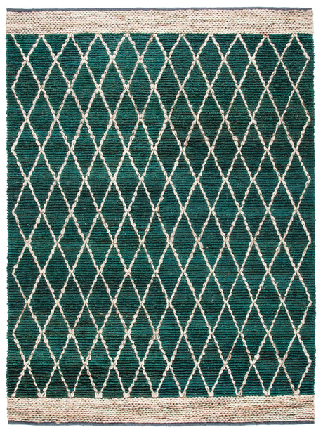 Safavieh Natural Fiber Nf951Y Dark Green/Natural Rugs.