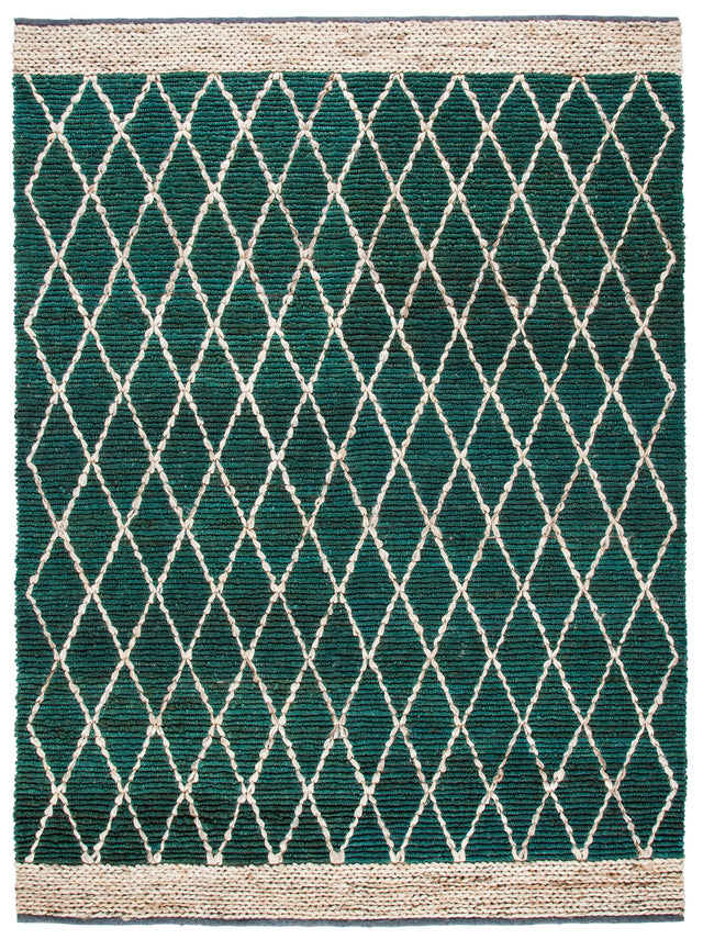 Safavieh Natural Fiber Nf951Y Dark Green/Natural Rugs.