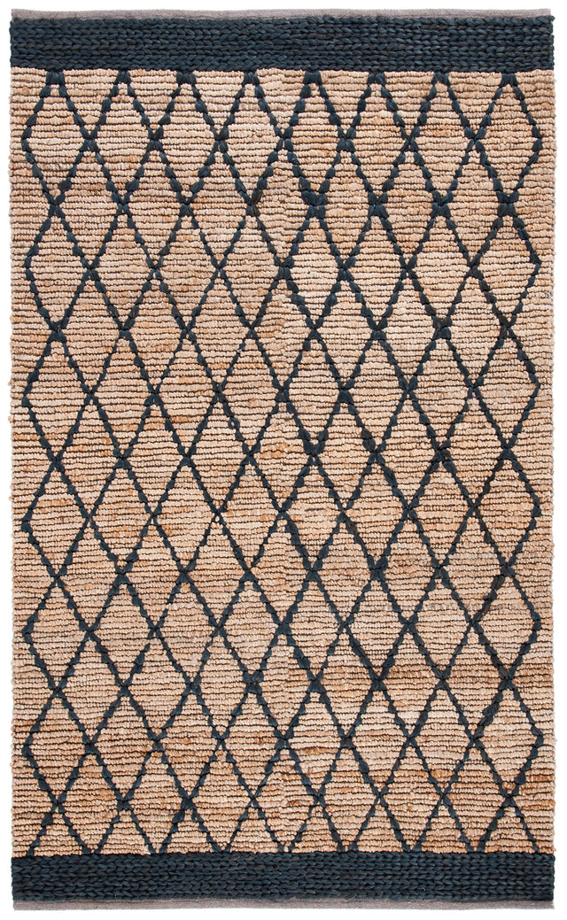 Safavieh Natural Fiber Nf951Z Natural/Black Rugs.