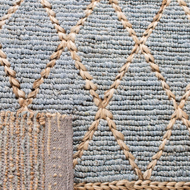 Safavieh Natural Fiber Nf955N Natural/Blue Rugs.