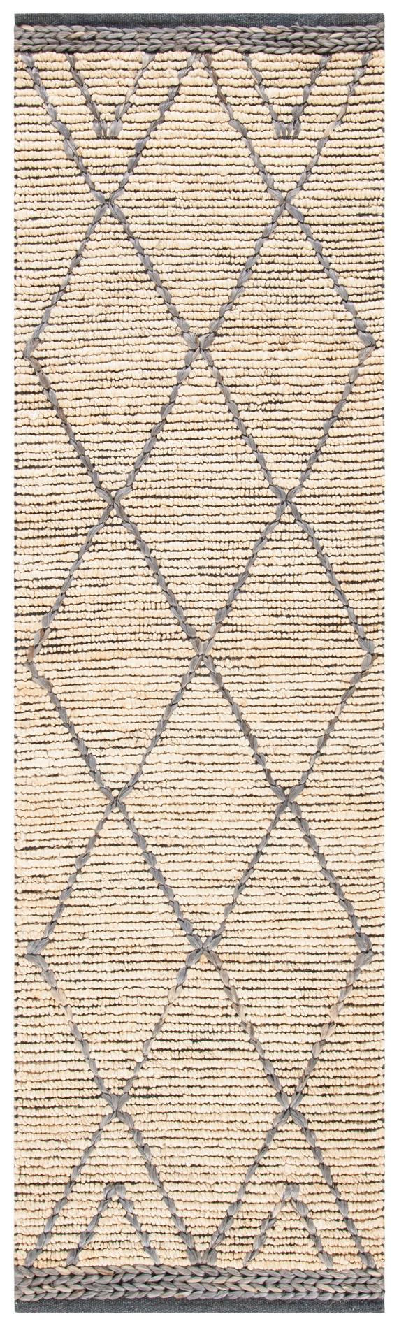 Safavieh Natural Fiber Nf956F Natural/Grey Rugs.