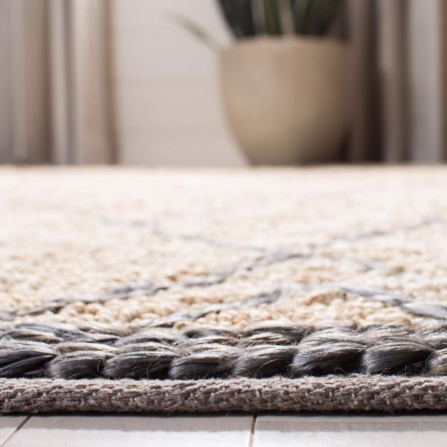 Safavieh Natural Fiber Nf956F Natural/Grey Rugs.