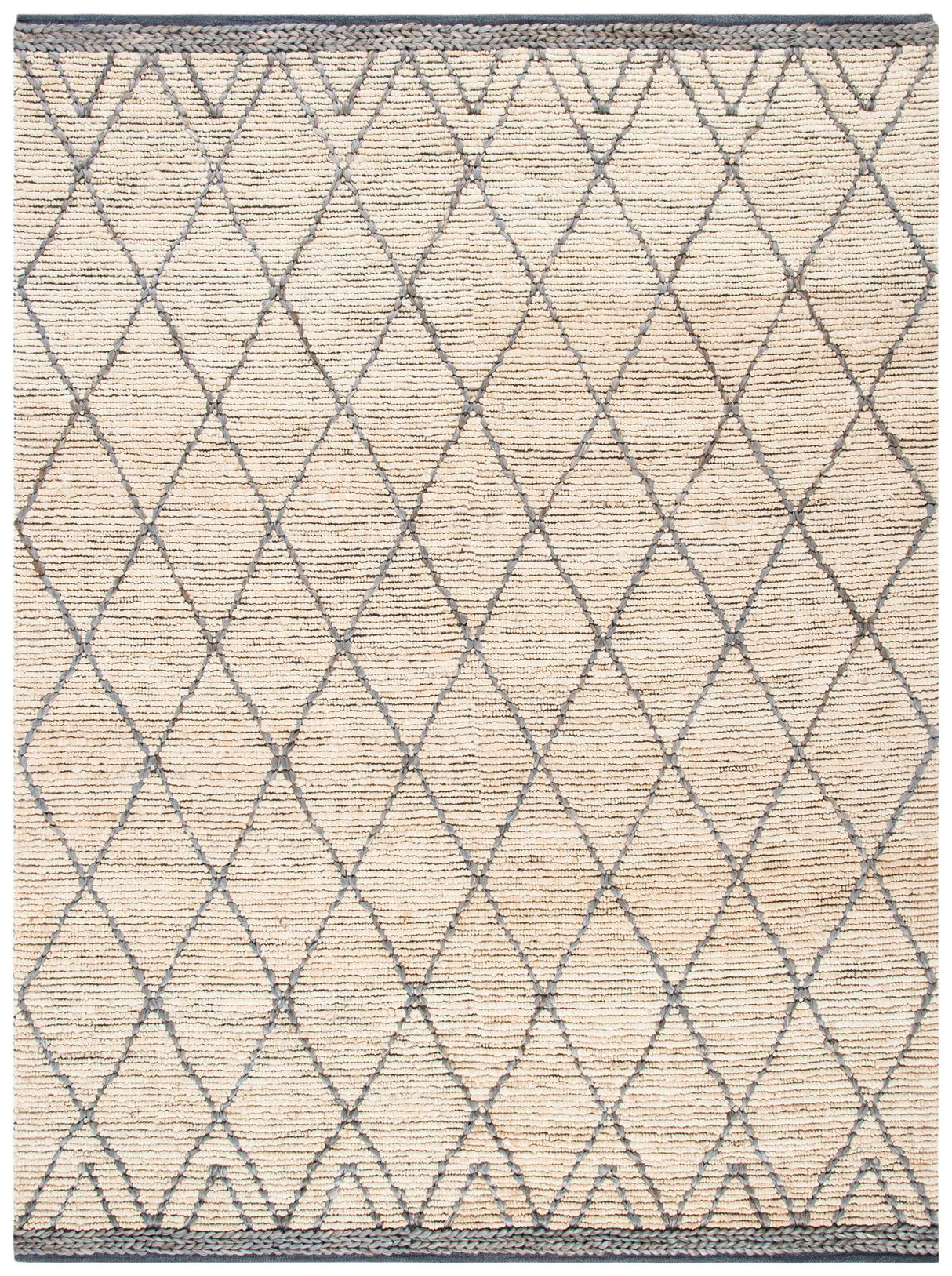 Safavieh Natural Fiber Nf956F Natural/Grey Rugs.