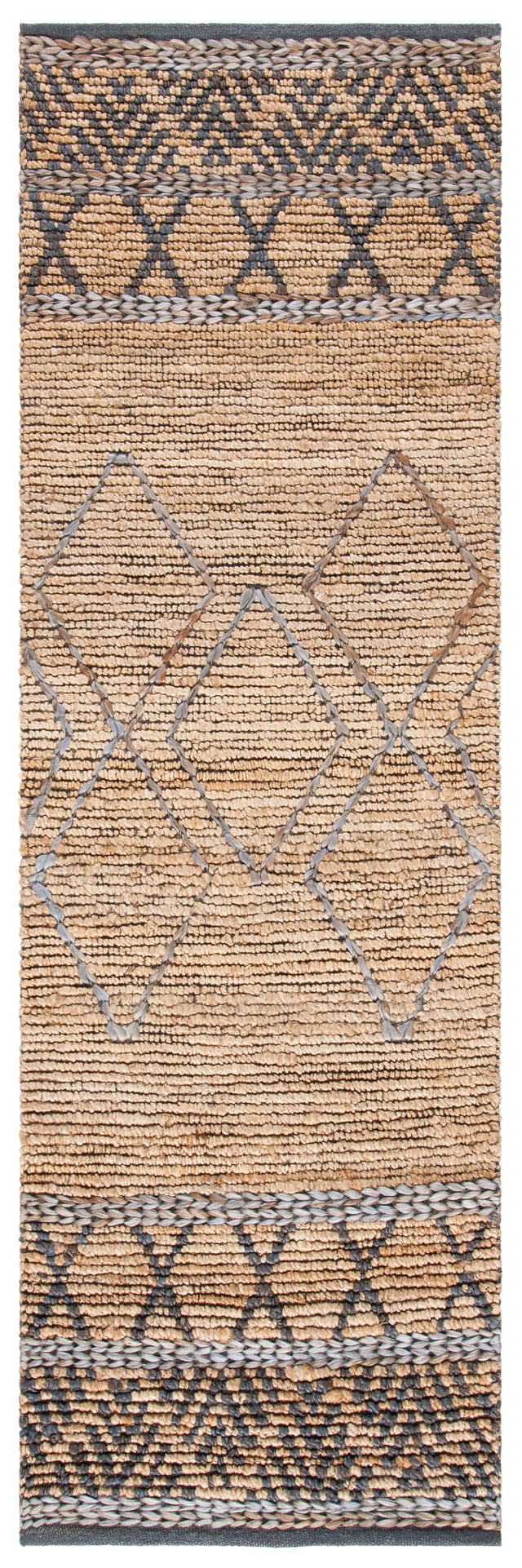 Safavieh Natural Fiber Nf957B Beige/Grey Rug.