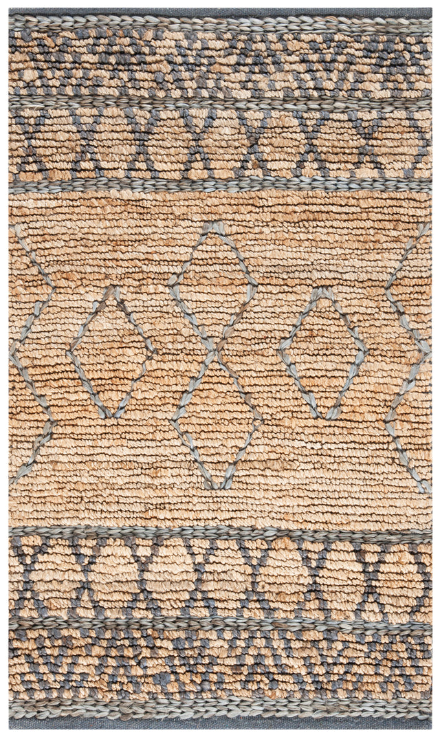 Safavieh Natural Fiber Nf957B Beige/Grey Rug.