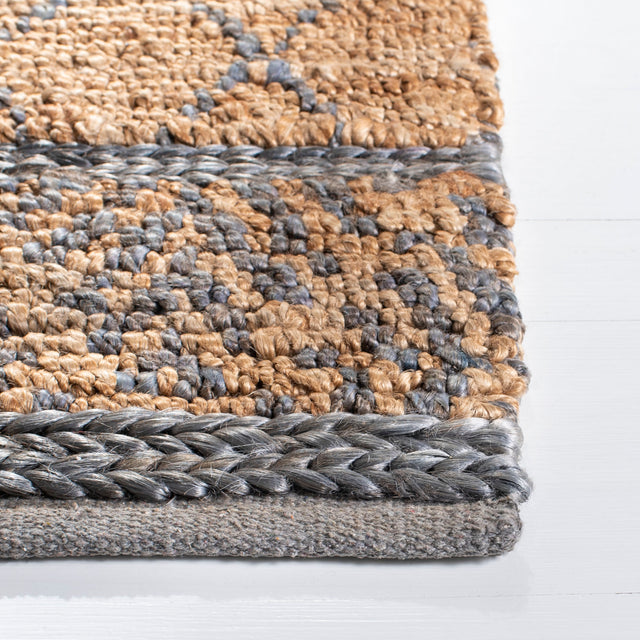 Safavieh Natural Fiber Nf957B Beige/Grey Rug.