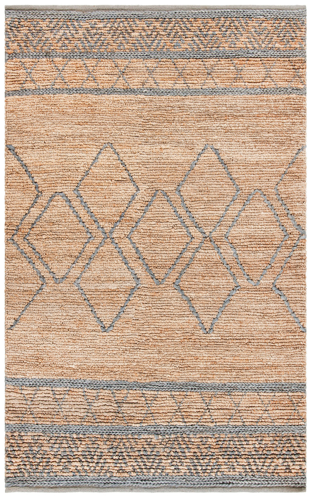 Safavieh Natural Fiber Nf957B Beige/Grey Rug.