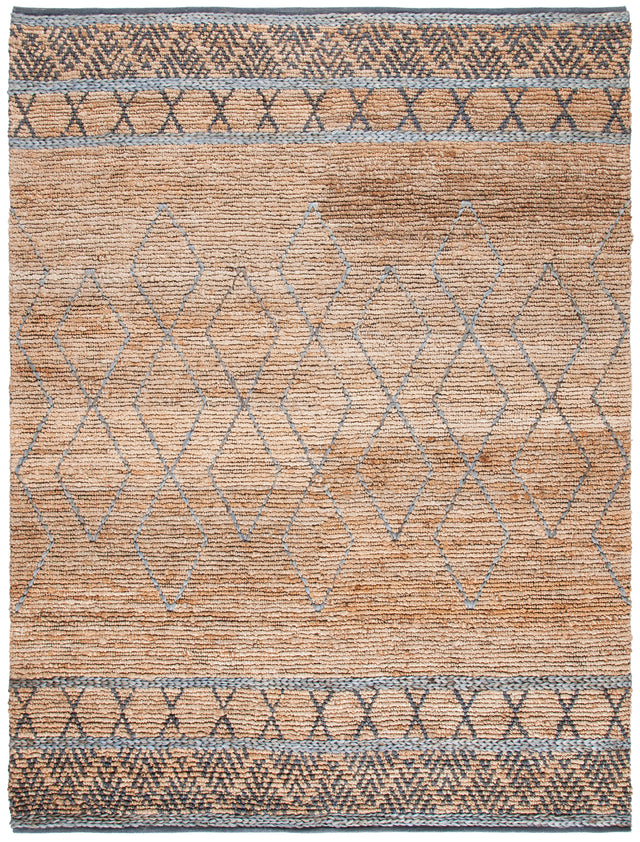 Safavieh Natural Fiber Nf957B Beige/Grey Rug.