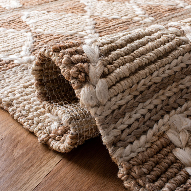 Safavieh Natural Fiber Nf958T Brown/Beige Rug.