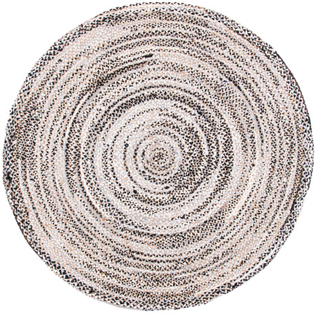 Safavieh Natural Fiber Nfb117Z Black/Ivory Rug.