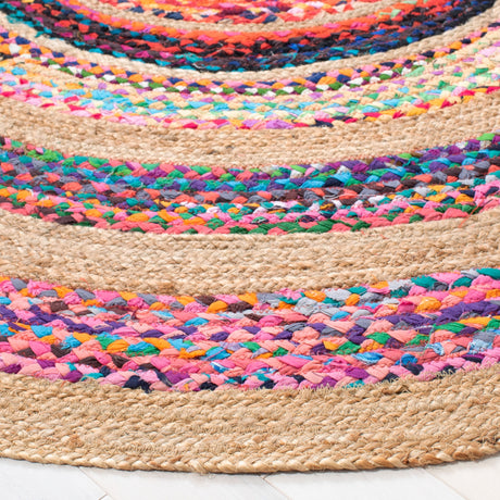 Safavieh Natural Fiber Nfb301U Pink/Natural Rugs.