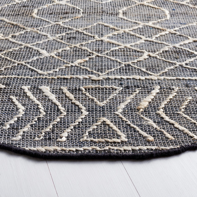 Safavieh Natural Fiber Nfb406Z Black/Ivory Rug.