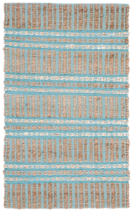 Safavieh Natural Fiber Nfb651K Teal/Natural Rug.