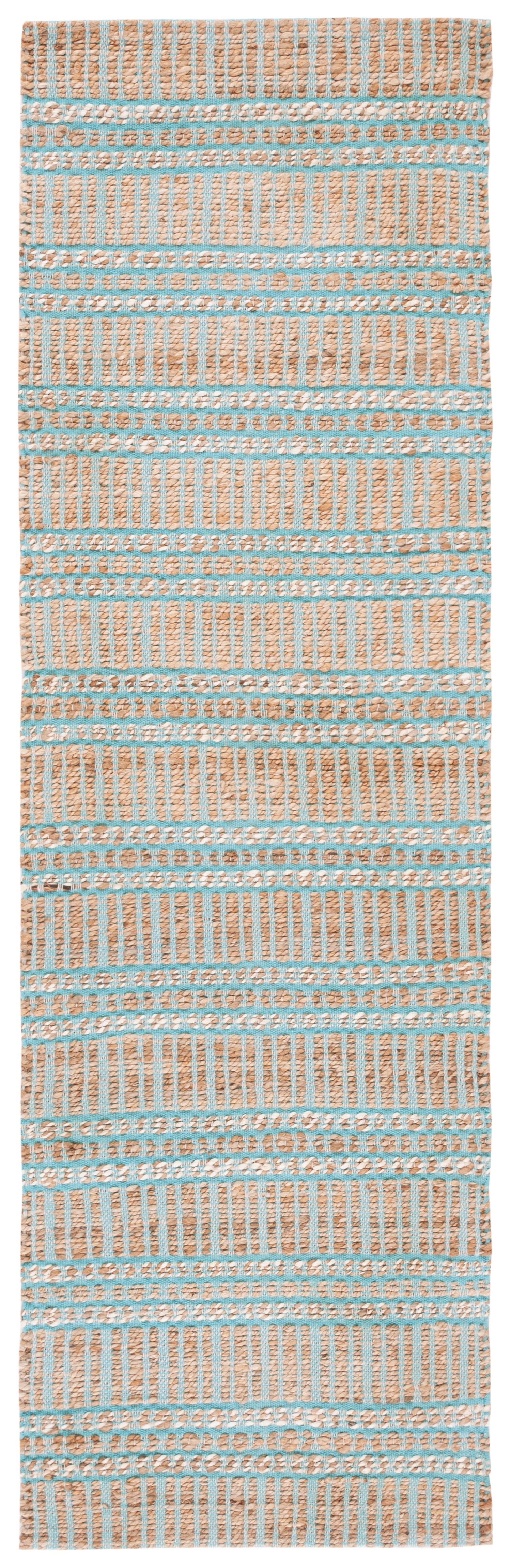Safavieh Natural Fiber Nfb651K Teal/Natural Rug.